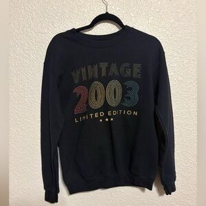 Vintage 2003 Limited Edition Black Sweater